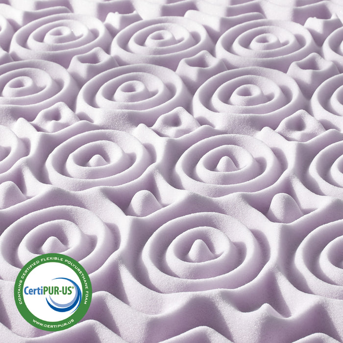 5-Zone Memory Foam Topper with Lavender Infusion - Best Price Mattress