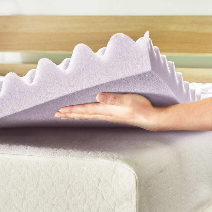 5-Zone Memory Foam Topper with Lavender Infusion - Best Price Mattress