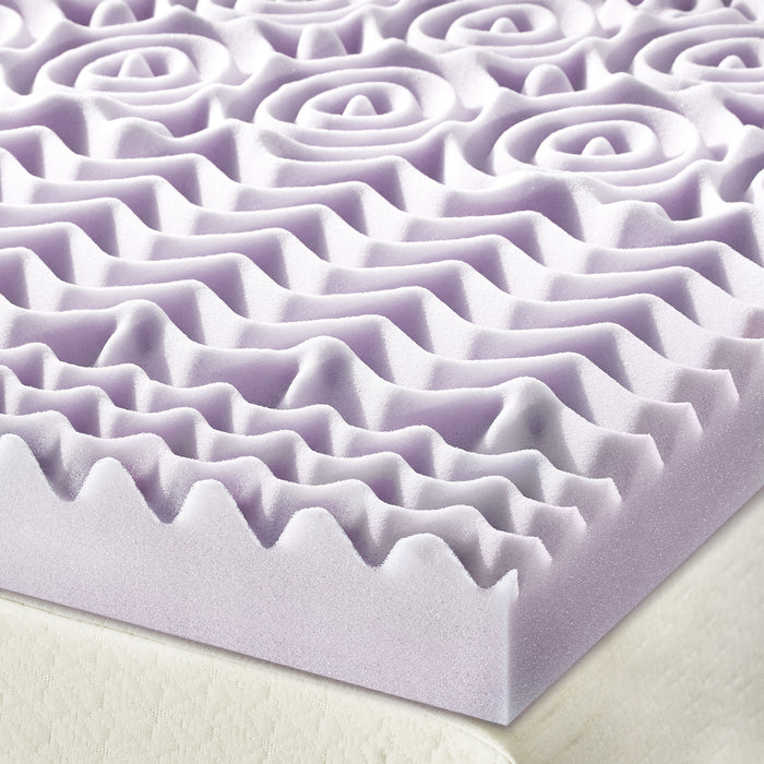 5-Zone Memory Foam Topper with Lavender Infusion - Best Price Mattress