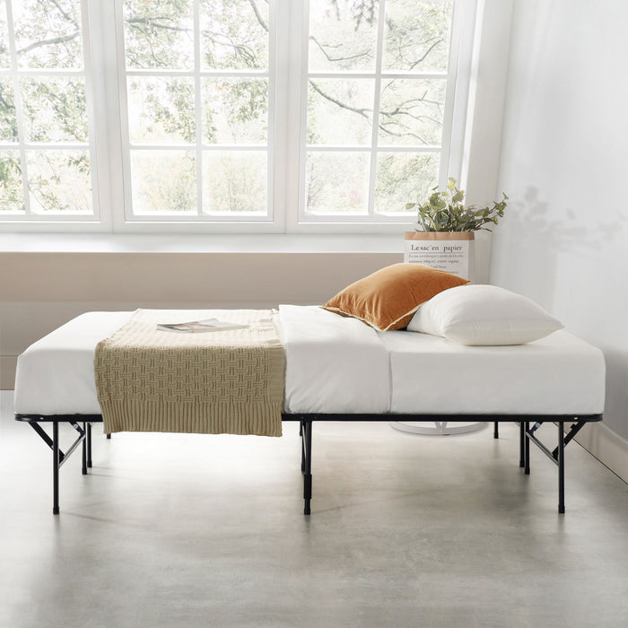 Quickbase Metal Platform Bed with Steel Slats - Best Price Mattress