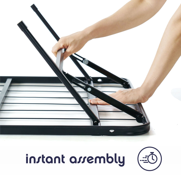 Quickbase Metal Platform Bed with Steel Slats - Best Price Mattress
