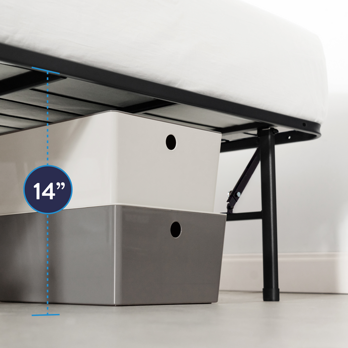 Quickbase Metal Platform Bed with Steel Slats - Best Price Mattress