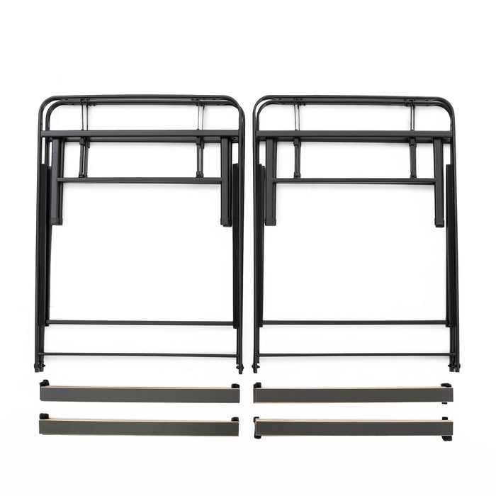 Quickbase Metal Platform Bed with Wood Slats - Best Price Mattress