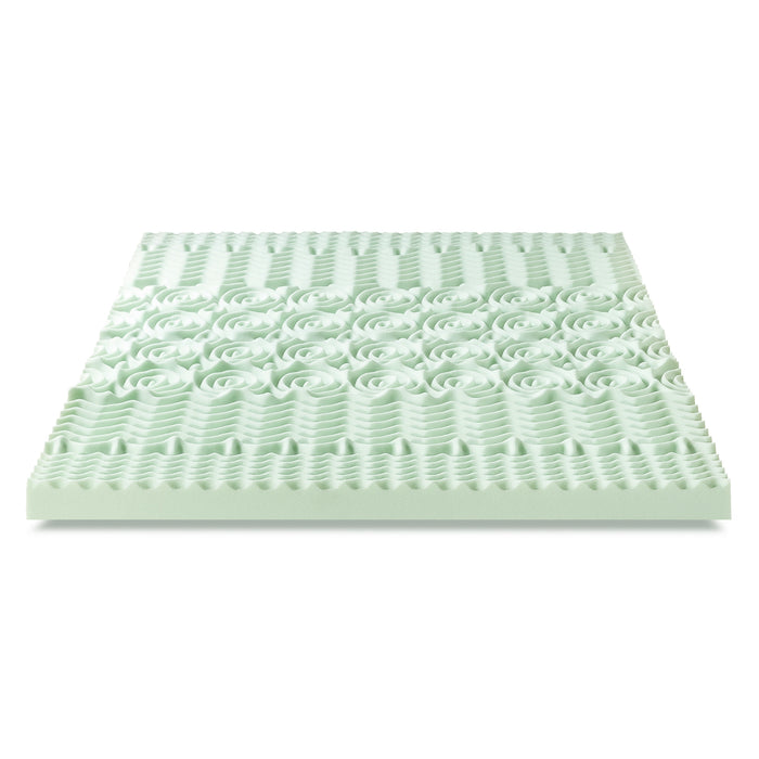 4" 5-Zone Memory Foam Topper with Infusion - bpmatt