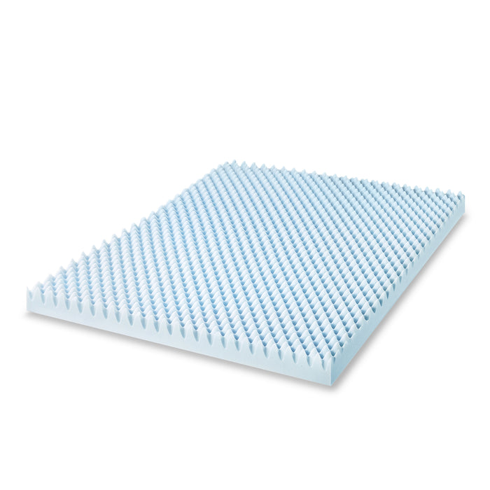 4" Egg Crate Memory Foam Topper with Infusion - bpmatt