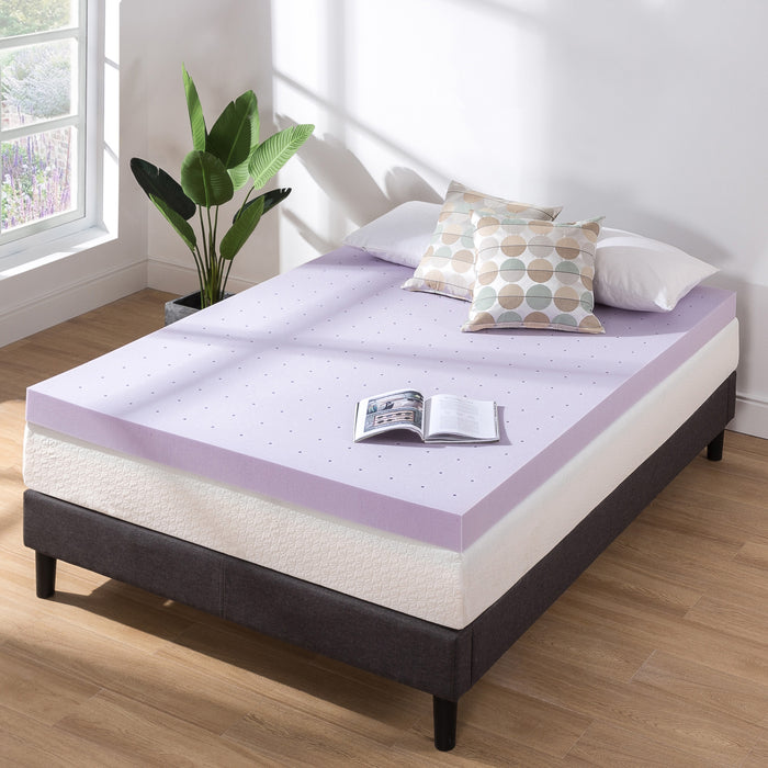 4" Ventilated Memory Foam Topper - bpmatt