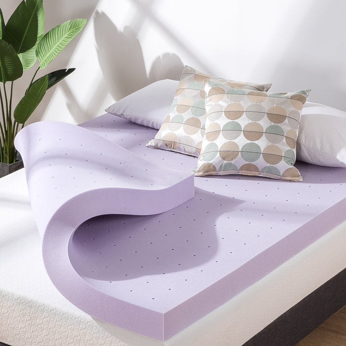 4" Ventilated Memory Foam Topper - bpmatt