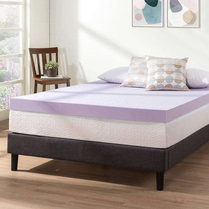4" Ventilated Memory Foam Topper - bpmatt