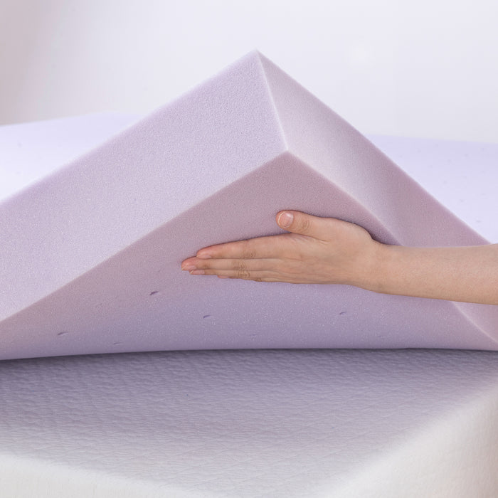 4" Ventilated Memory Foam Topper - bpmatt
