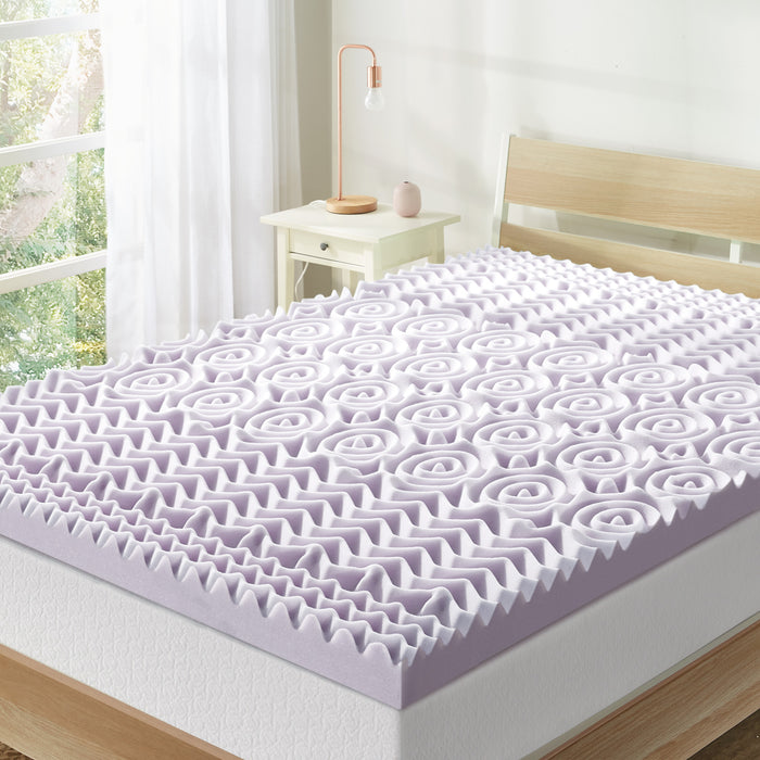 5-Zone Memory Foam Topper with Lavender Infusion