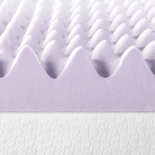 Egg Crate Memory Foam Topper with Lavender Infusion - Best Price Mattress