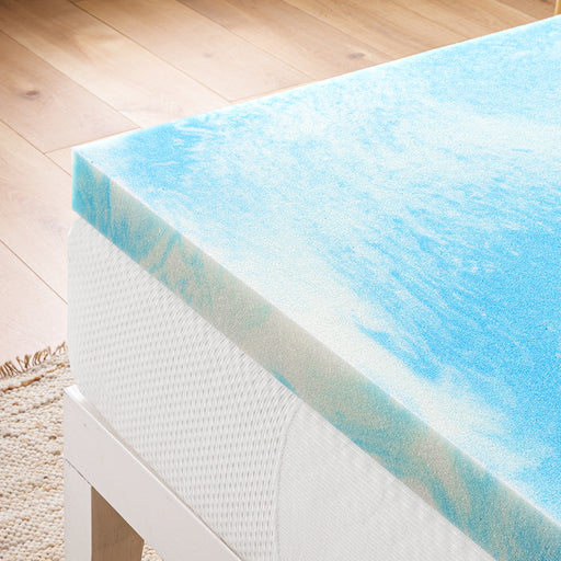 Aero Breeze Swirl Gel Memory Foam Topper - Best Price Mattress