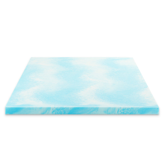 Aero Breeze Swirl Gel Memory Foam Topper