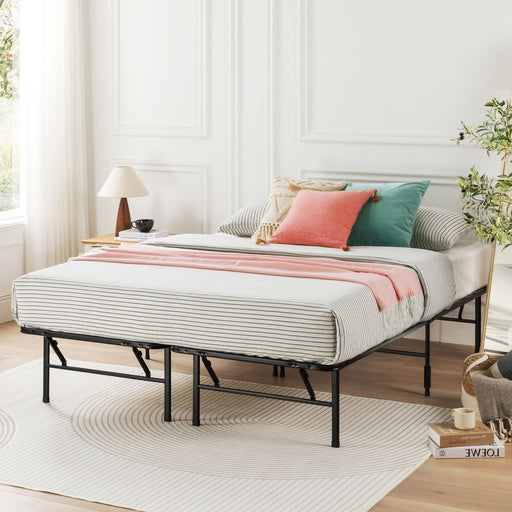 Quickbase Metal Platform Bed with Wood Slats - Best Price Mattress