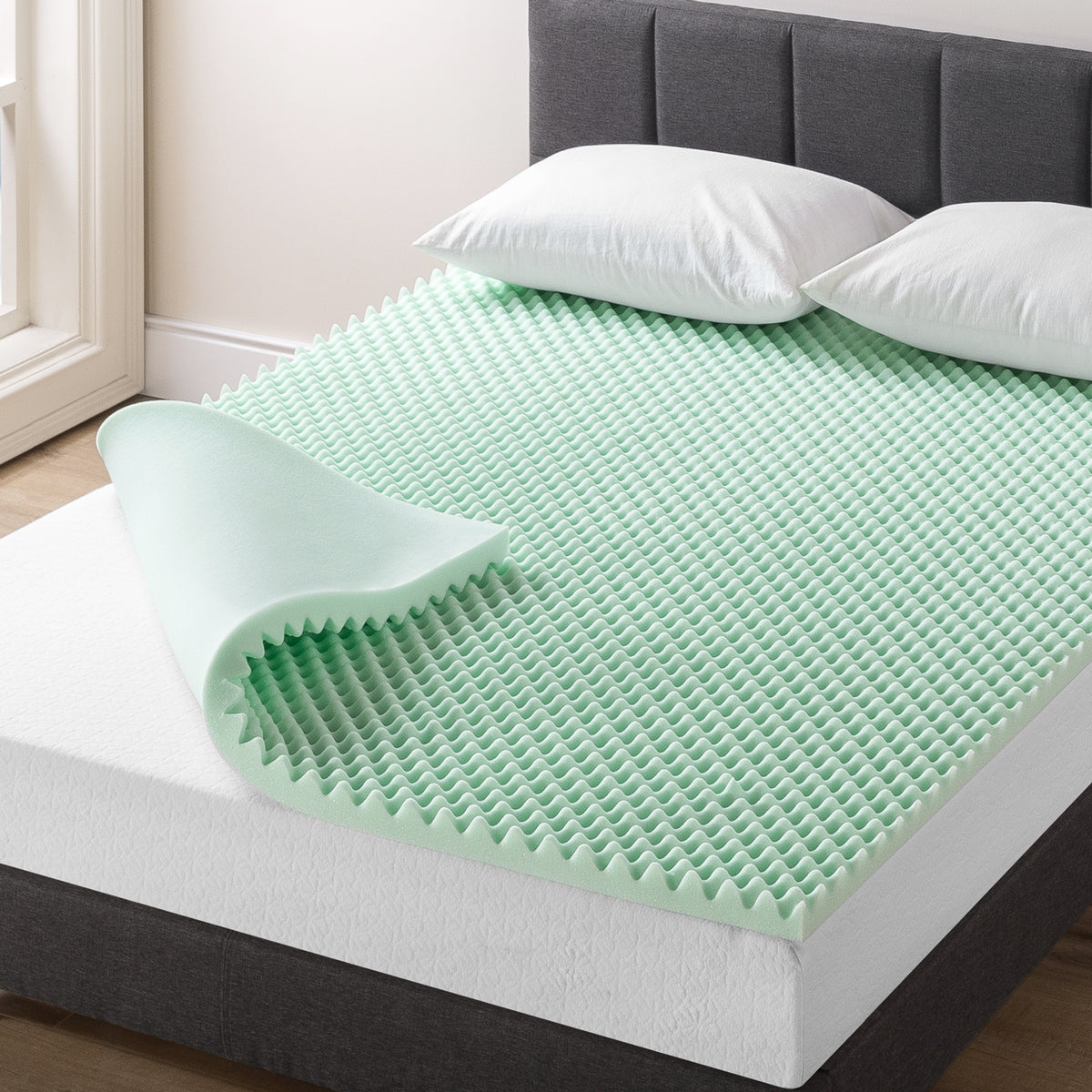 Egg Crate Foam perfect for beds, camping, portable beds & packing
