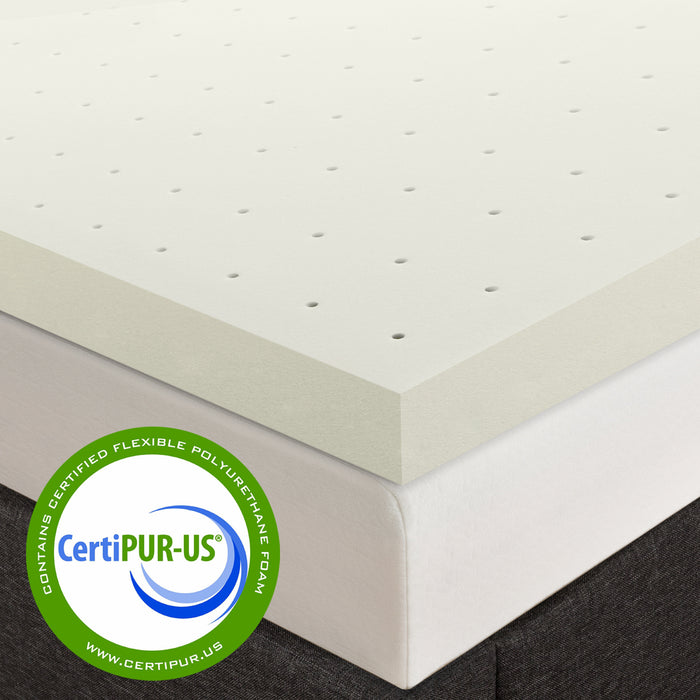 2.5" Memory Foam Topper with Ventilated Cooling - bpmatt